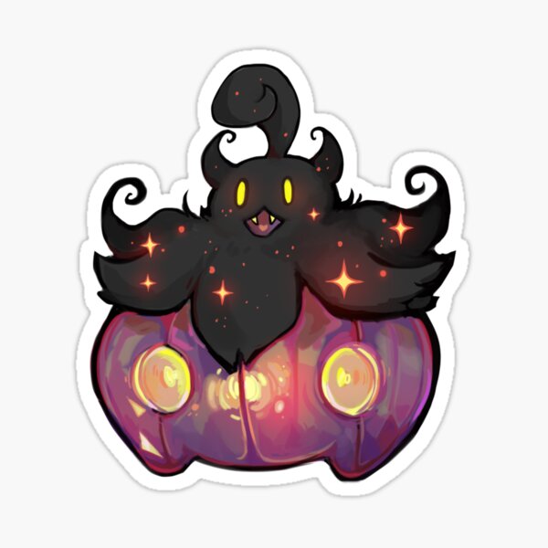 Glassy Pumkin Sticker