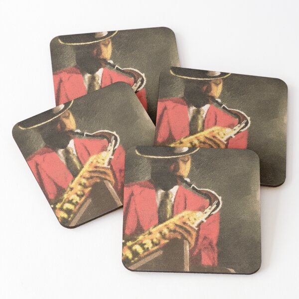 Item preview,  Jazz Saxophonist Playing  designed and sold by thepeanutline.