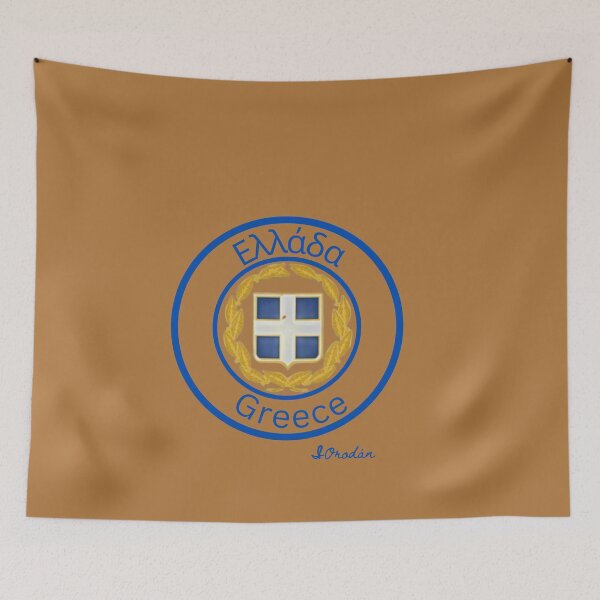 Item preview,   IF YOU ARE TRAVELING TO GREECE THAN YOU WILL NEED A COOL T-SHIRT.-(BADGE STYLE)  designed and sold by IORODAN.