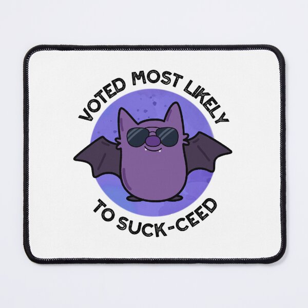 Item preview, Voted Most Likely To Suck-ceed Funny Bat Puns  designed and sold by punnybone.