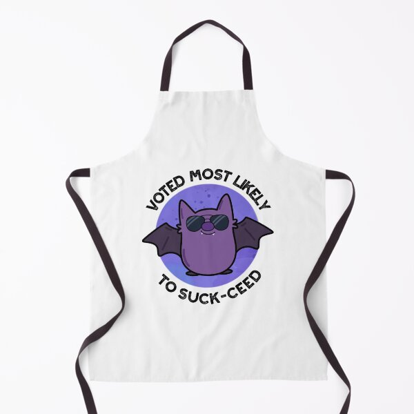 Item preview, Voted Most Likely To Suck-ceed Funny Bat Puns designed and sold by punnybone.
