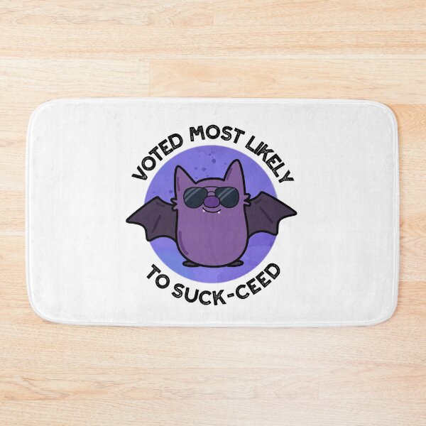Item preview, Voted Most Likely To Suck-ceed Funny Bat Puns  designed and sold by punnybone.