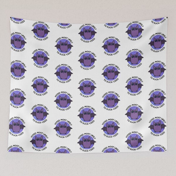 Item preview, Voted Most Likely To Suck-ceed Funny Bat Puns  designed and sold by punnybone.