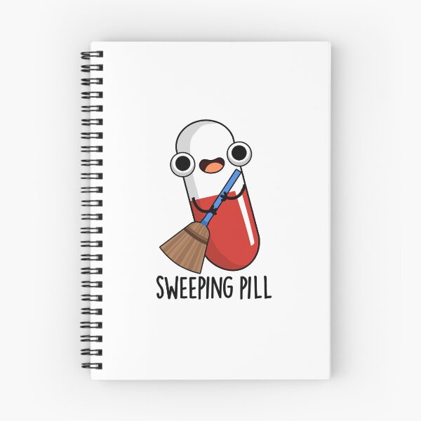 Item preview, Sweeping Pill Funny Medicine Puns  designed and sold by punnybone.