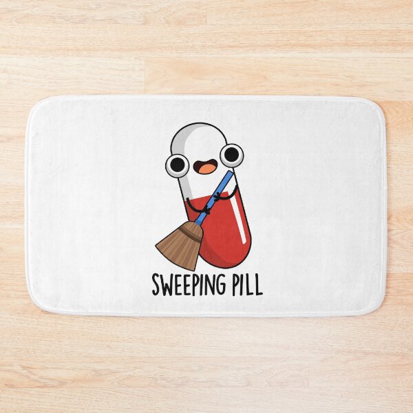 Item preview, Sweeping Pill Funny Medicine Puns  designed and sold by punnybone.