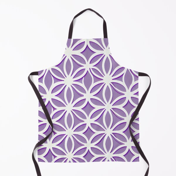 Aperçu de l'œuvre Simple Purple White Pastel Scandifornian Pattern Digital Painting créée et vendue par CodeAndColors.