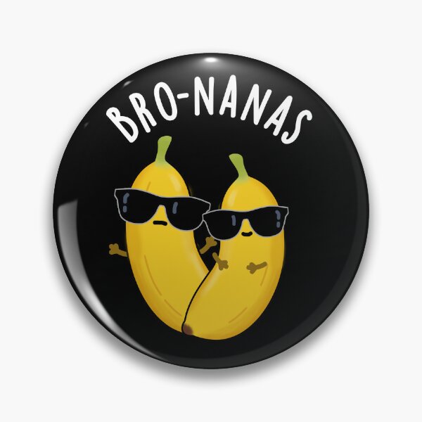Item preview, Bro-nanas Funny Banana Puns (Dark BG) designed and sold by punnybone.