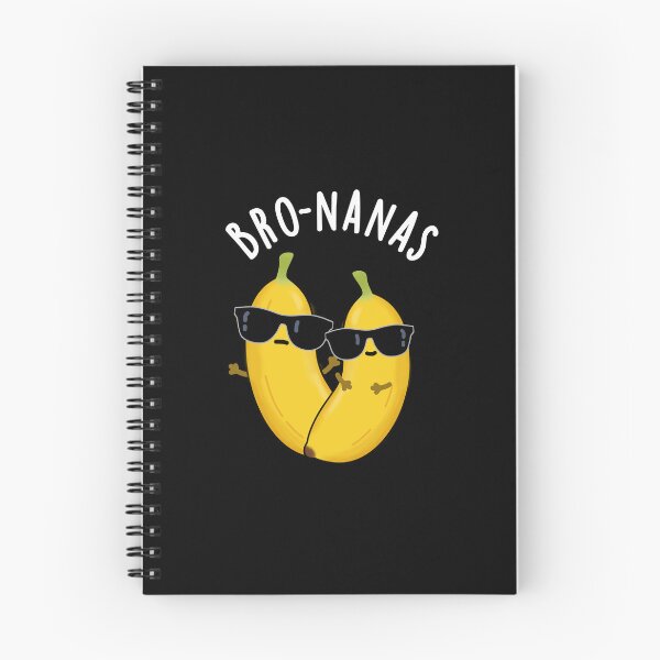 Item preview, Bro-nanas Funny Banana Puns (Dark BG) designed and sold by punnybone.