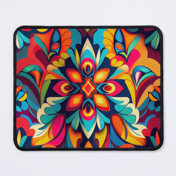 Item preview, Saturated Irregular Happy Bohemian Pattern Digital Painting designed and sold by CodeAndColors.