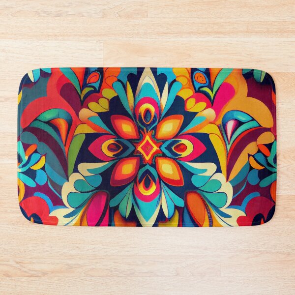 Item preview, Saturated Irregular Happy Bohemian Pattern Digital Painting designed and sold by CodeAndColors.