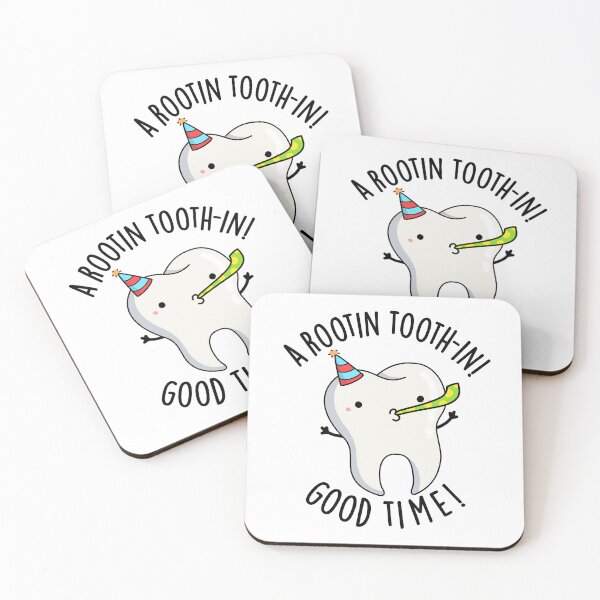 Item preview, Rootin Toothin Good Time Funny Tooth Puns  designed and sold by punnybone.