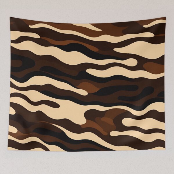 Item preview, Camo pattern Brown Art Camouflage  designed and sold by Tshirtstory.