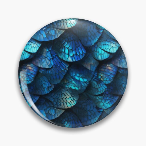 Artikelvorschau, Iridescent Blue Dragon Scales Pattern entworfen und verkauft von KitsoBerry.