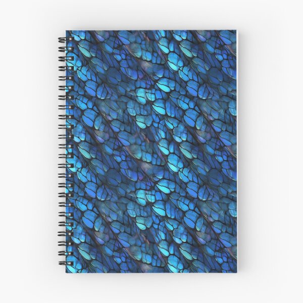 Artikelvorschau, Iridescent Blue Scale Texture Pattern entworfen und verkauft von KitsoBerry.