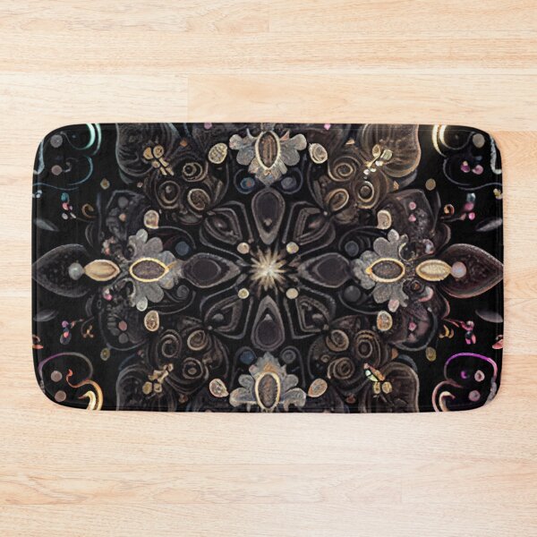 Item preview, Complex Enchanted Bejeweled Black Scandifornian Pa Digital Painting designed and sold by CodeAndColors.
