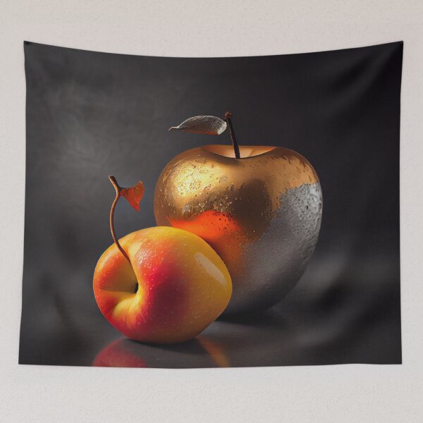 Item preview, The Unassuming Fruit and Its Silver Companion Digital Painting designed and sold by CodeAndColors.