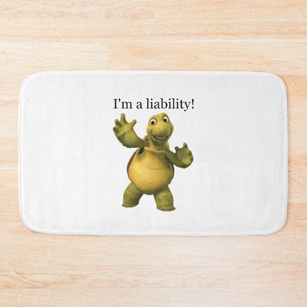Item preview, liability turtle meme designed and sold by daisyink.