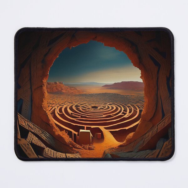 Item preview, The Maze of the Amulet Panorama Digital Painting designed and sold by CodeAndColors.