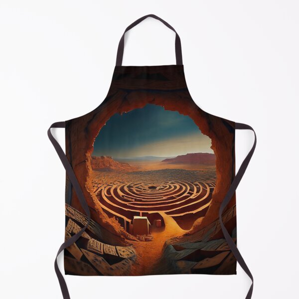 Item preview, The Maze of the Amulet Panorama Digital Painting designed and sold by CodeAndColors.