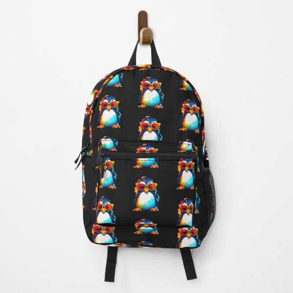 Item preview, Cute Cartoon Penguin Art - Colorful Drawing for Kids and Penguin Lovers designed and sold by CRAZY&ART.