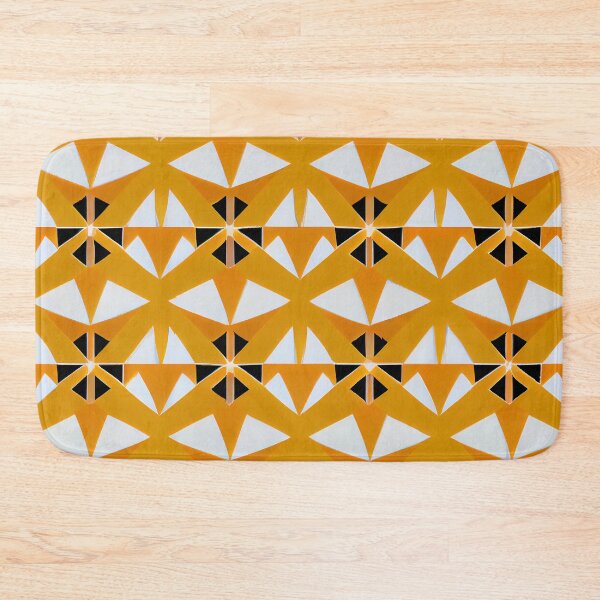 Item preview, Angular Anime Orange Scandifornian Pattern Digital Painting designed and sold by CodeAndColors.
