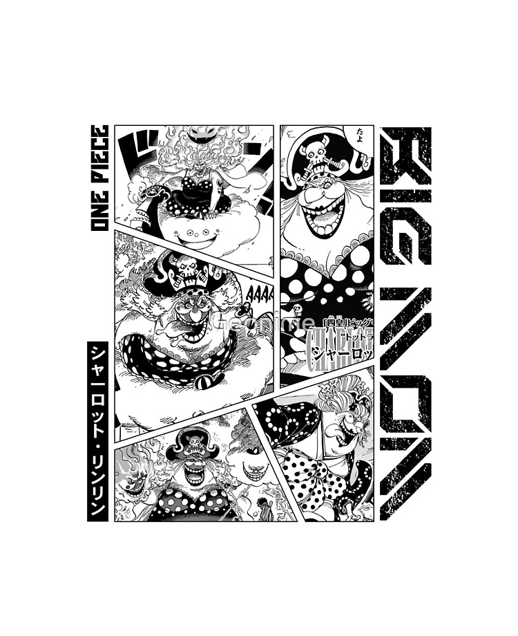 Queen - One Piece Manga Panel black version Sticker for Sale by Geonime