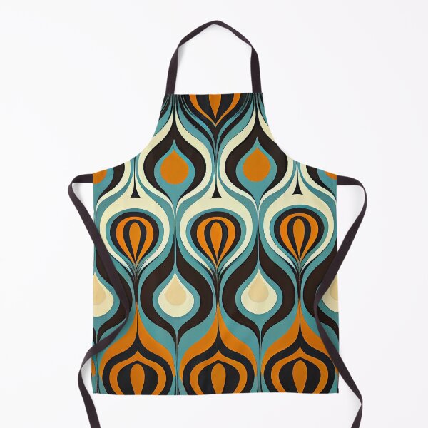 Item preview, Flowing Midcentury Modern Pattern Digital Painting designed and sold by CodeAndColors.
