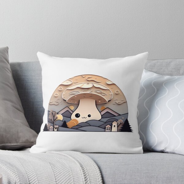 Item preview, Mushroom Mountain Forest Papercraft Sunset Nature designed and sold by TVBArchive.