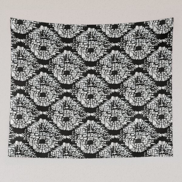 Item preview, Retro Tile Pattern Black and White designed and sold by RetroTile.