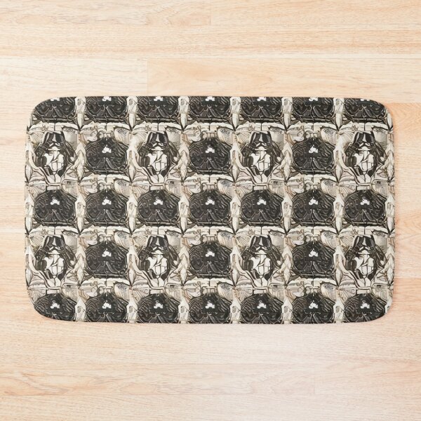 Item preview, Retro Tile Pattern Beige and Dark Silver designed and sold by RetroTile.