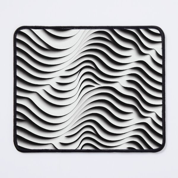 Item preview, Flowing Minimalist Pattern Digital Painting designed and sold by CodeAndColors.