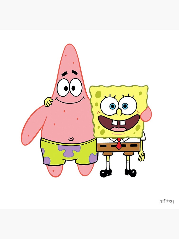 Tote Bag Bob L Eponge Et Patrick Par Mfitzy Redbubble