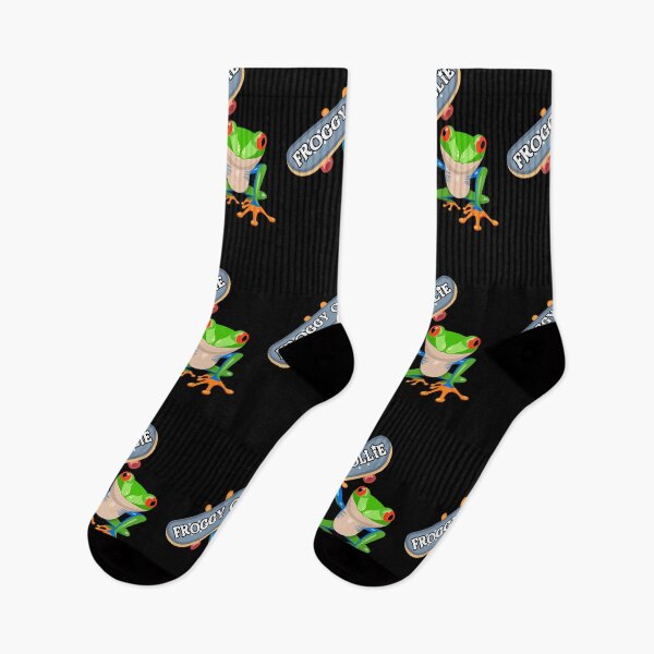 Item preview, Frog Ollie with Skateboarding Frog Design designed and sold by ElLocoMus.