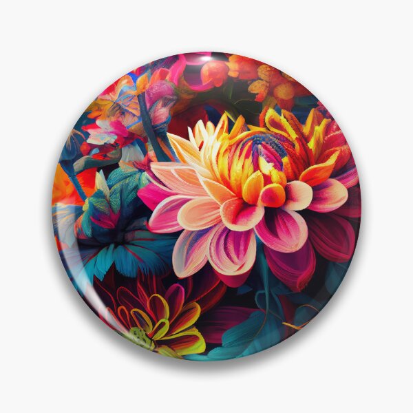 Item preview, Vibrant Profusion Digital Painting designed and sold by CodeAndColors.