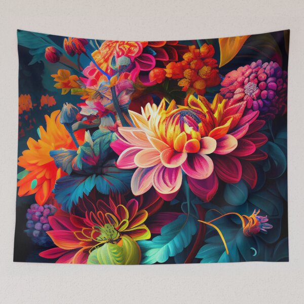 Item preview, Vibrant Profusion Digital Painting designed and sold by CodeAndColors.