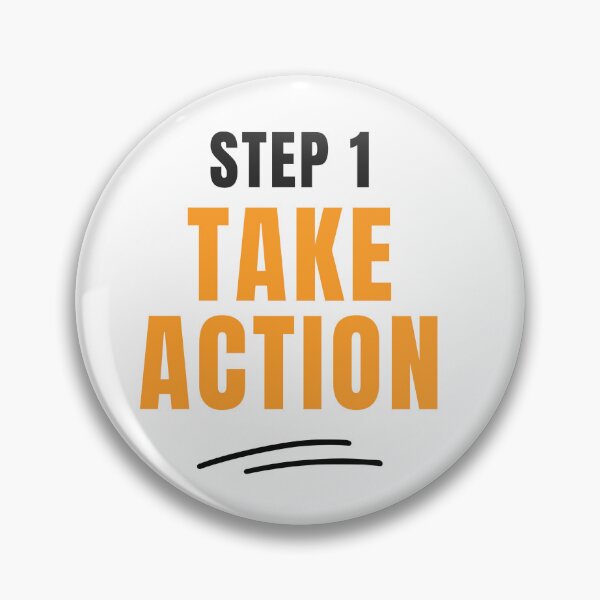 Item preview, Step One Take Action Funny Entrepreneur  designed and sold by mkzmerch.