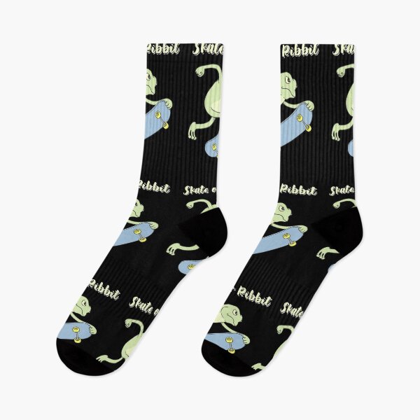 Item preview, Skate or Ribbit with Jumping Frog on Skateboard Design designed and sold by ElLocoMus.