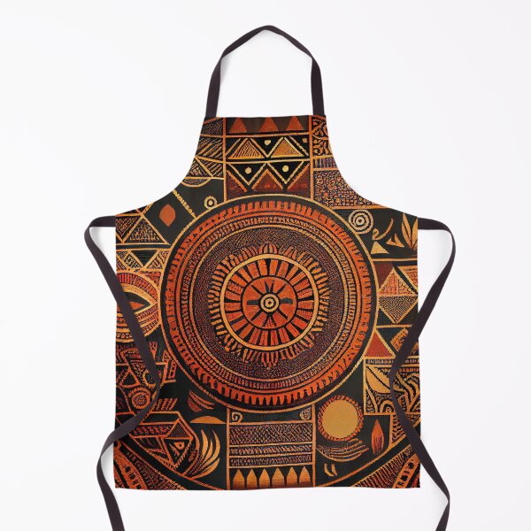 Artikelvorschau, Ancient African Pattern Digital Painting entworfen und verkauft von CodeAndColors.