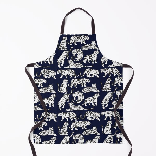 Item preview, Cute cartoon white tigers pattern designed and sold by Yarafantasyart.