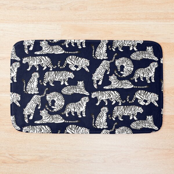 Item preview, Cute cartoon white tigers pattern  designed and sold by Yarafantasyart.