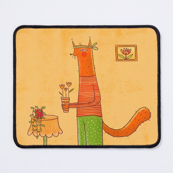 Item preview, Cute fox loves plants and flowers, version 2 designed and sold by IULIART.