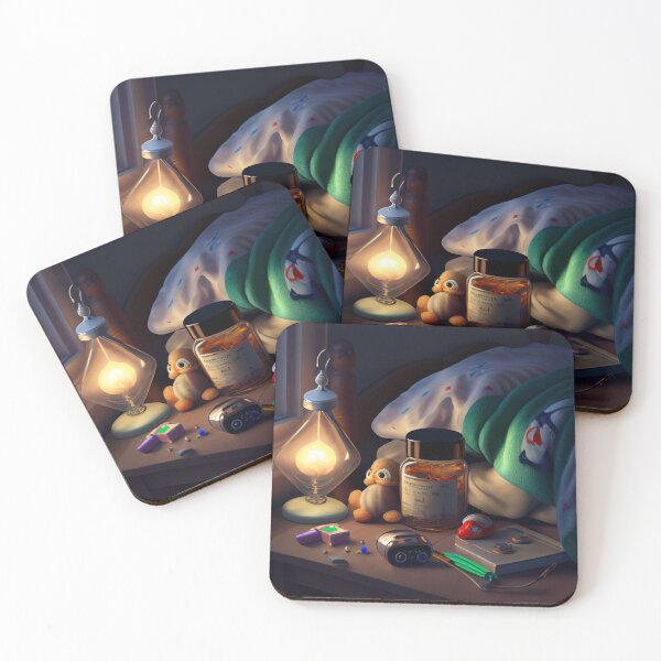 Item preview, Bedtime Essentials Digital Painting designed and sold by CodeAndColors.