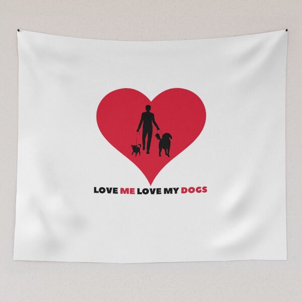 Item preview, Love me Love my dogs designed and sold by Totalthrive.
