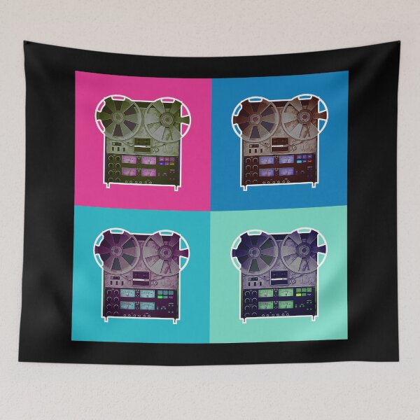 Item preview, Reel to Reel multitrack tape recorder - pop art version designed and sold by PeterADesign.