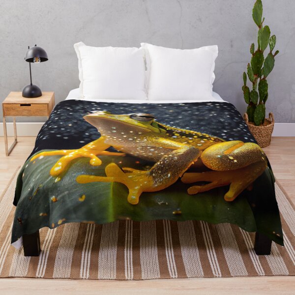 Item preview, The Banana Toads Glittering Abundance Digital Painting designed and sold by CodeAndColors.