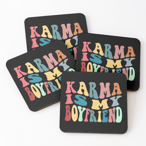 Item preview, Karma Is My Boyfriend Karma Is Cat Funny Sarcastic Music designed and sold by ideptamiderw.