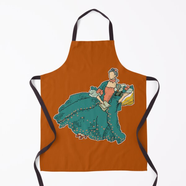 Item preview, Digital Pixel Art Portrait of Madame de Pompadour - "Pixel Pompadour"  designed and sold by Fun Funky Designs.