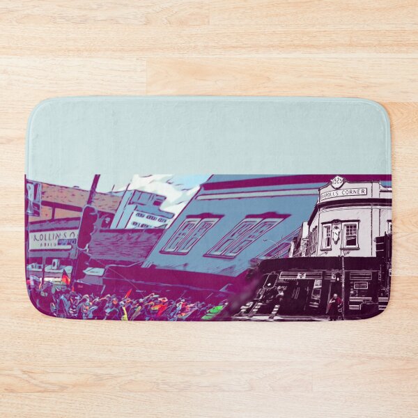 Item preview, Pride and Spirit: A Surreal Snapshot of Brunswick Street's Vibrant Heart designed and sold by SpottiClogg.