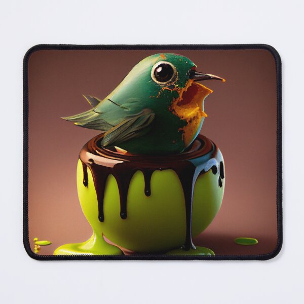 Item preview, Toxic Pudding Swallow Digital Painting designed and sold by CodeAndColors.