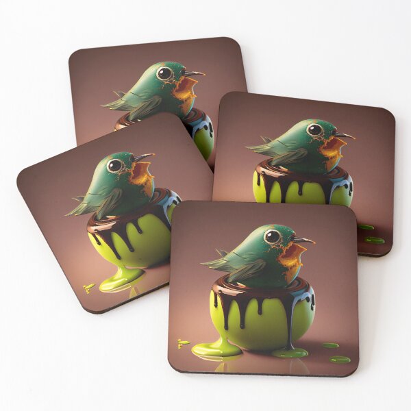 Item preview, Toxic Pudding Swallow Digital Painting designed and sold by CodeAndColors.